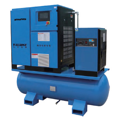 10hp ενσωματωμένος αεροσυμπιεστής για το λέιζερ που κόβει 1.55MPA με το σωλήνα G1/2