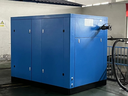 Χαμηλού θορύβου ΠΡΩΘΥΠΟΥΡΓΟΥ 20hp περιστροφική βιδών υψηλή αποδοτικότητα 2.3M3/min Drive συμπιεστών άμεση